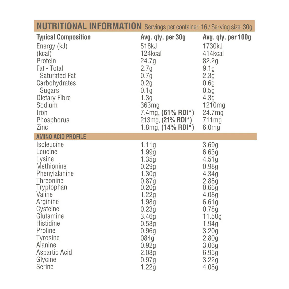 Raw Protein Isolate - Natural - Image 3