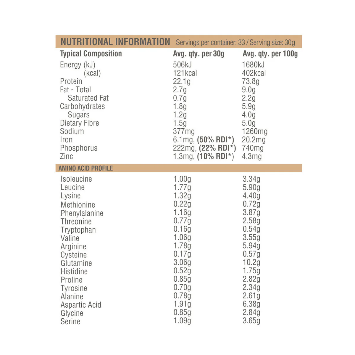 Raw Protein Slim & Tone - Vanilla Cinnamon - Image 2