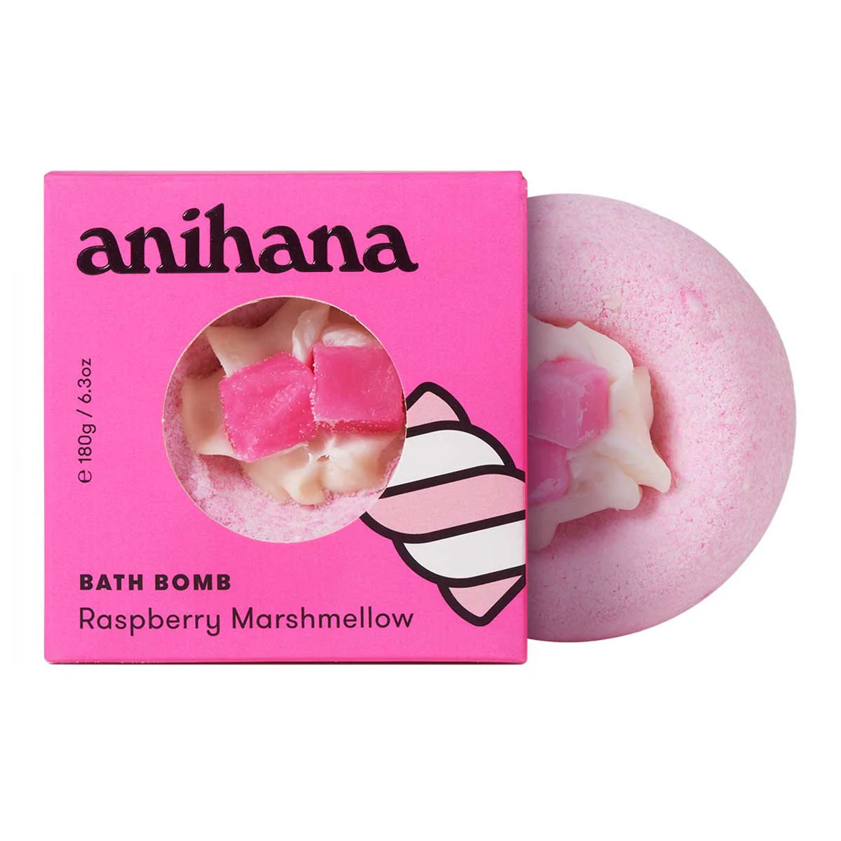 Bath Bomb - Raspberry Marshmellow - Image 2