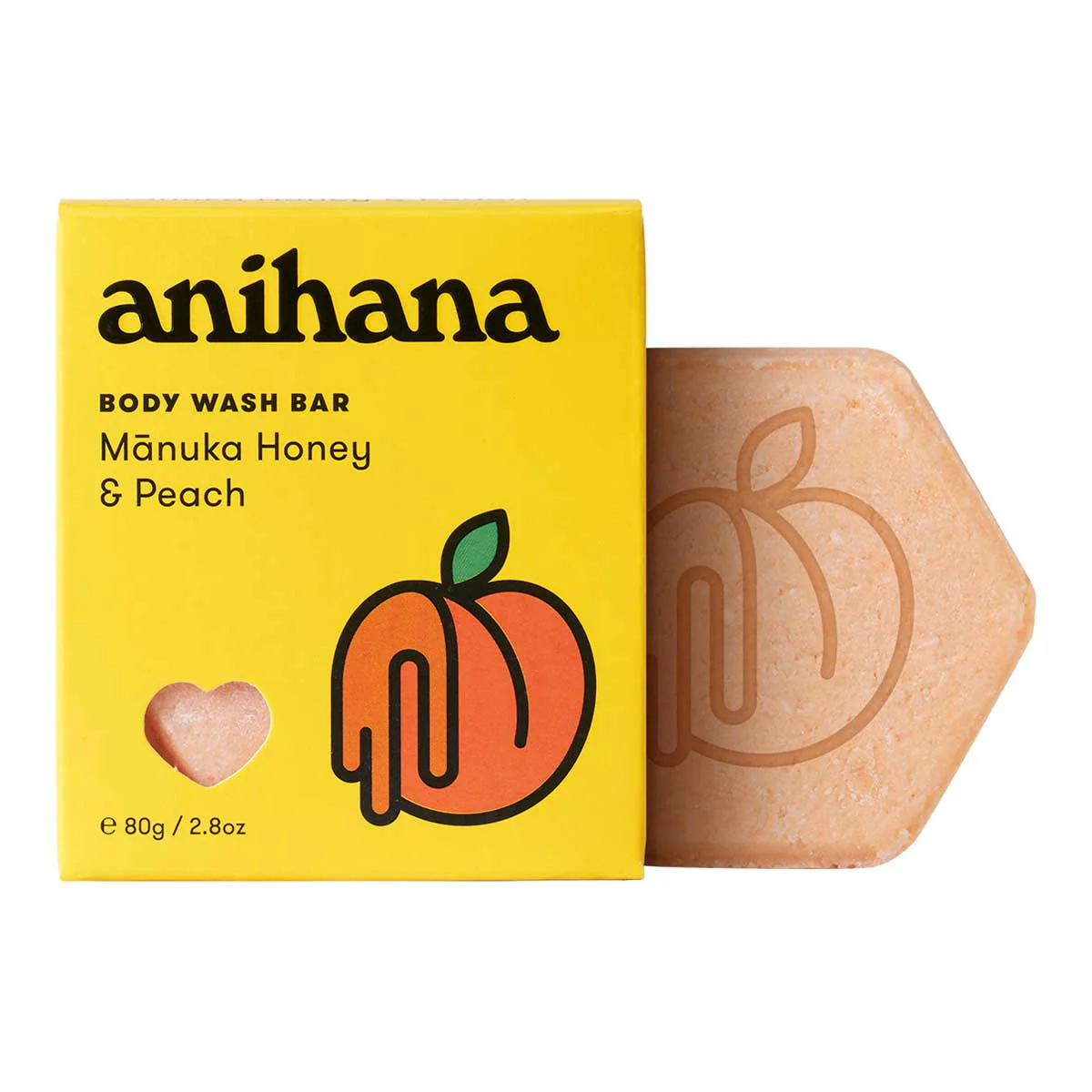 Body Wash Bar - Manuka Honey & Peach - Image 2