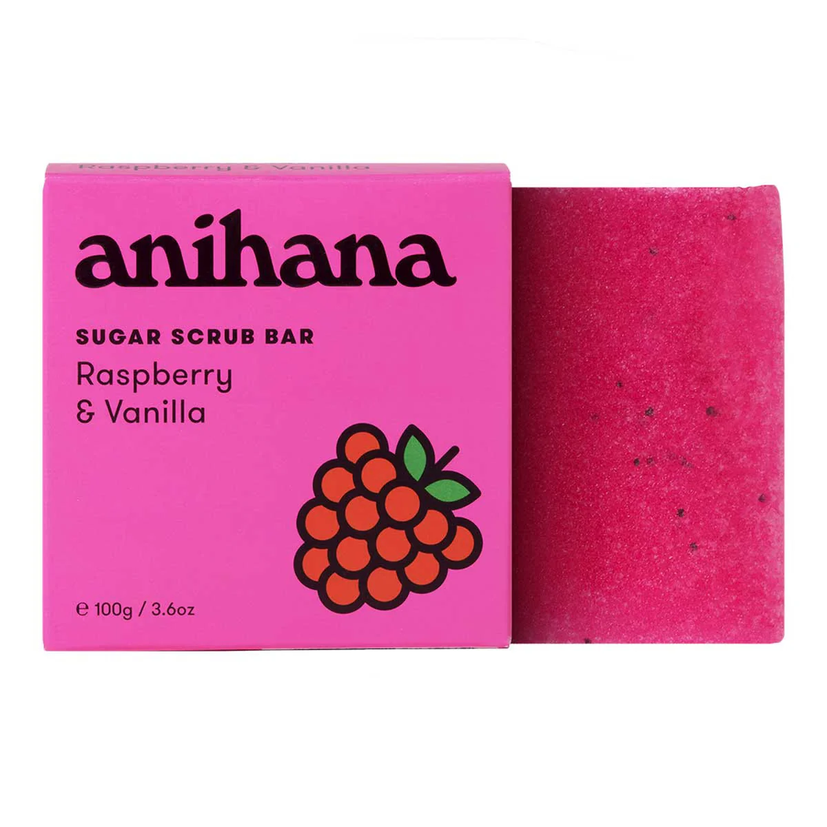 Sugar Scrub Bar - Raspberry & Vanilla - Image 2