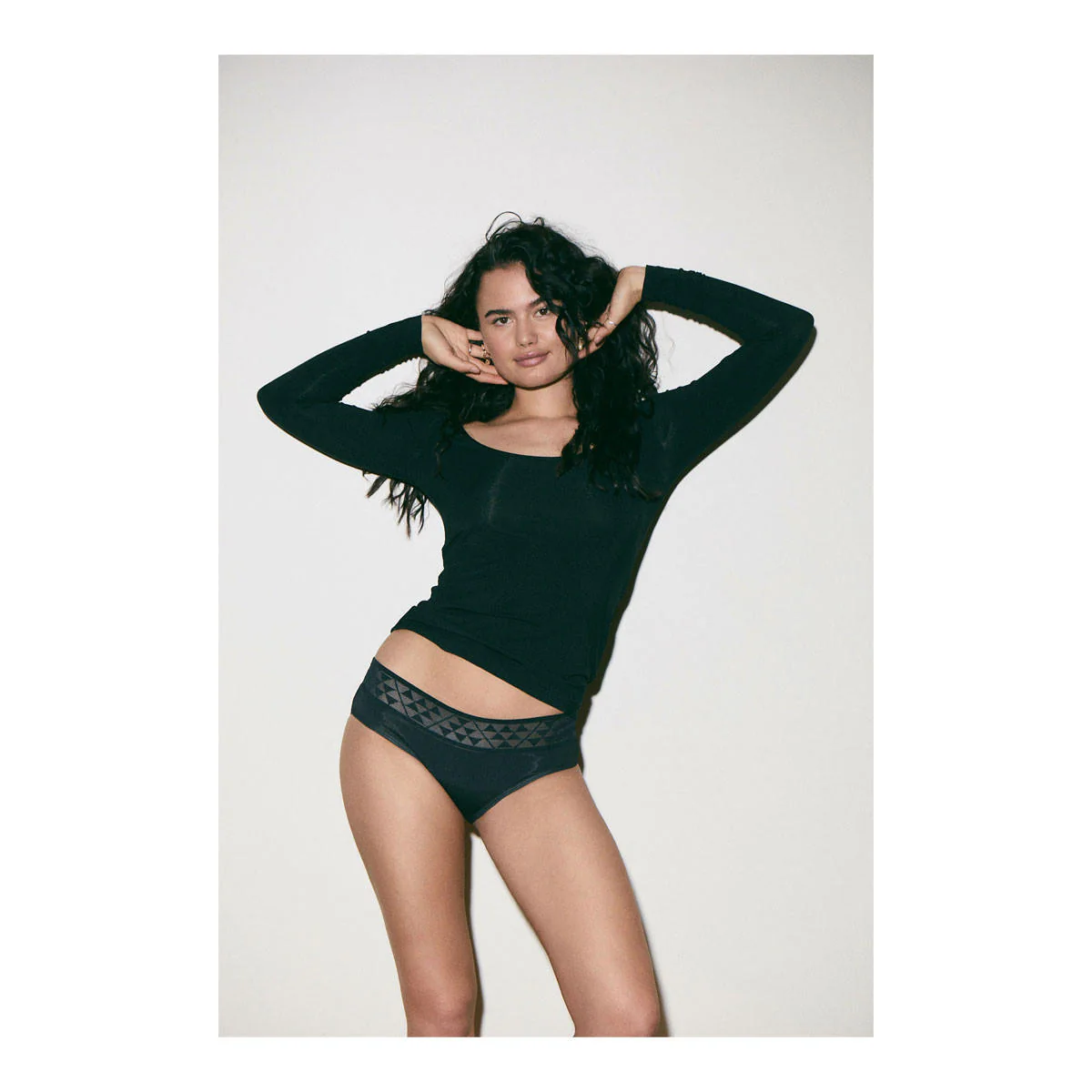 All Day Classic Period Brief (Black) - Image 2