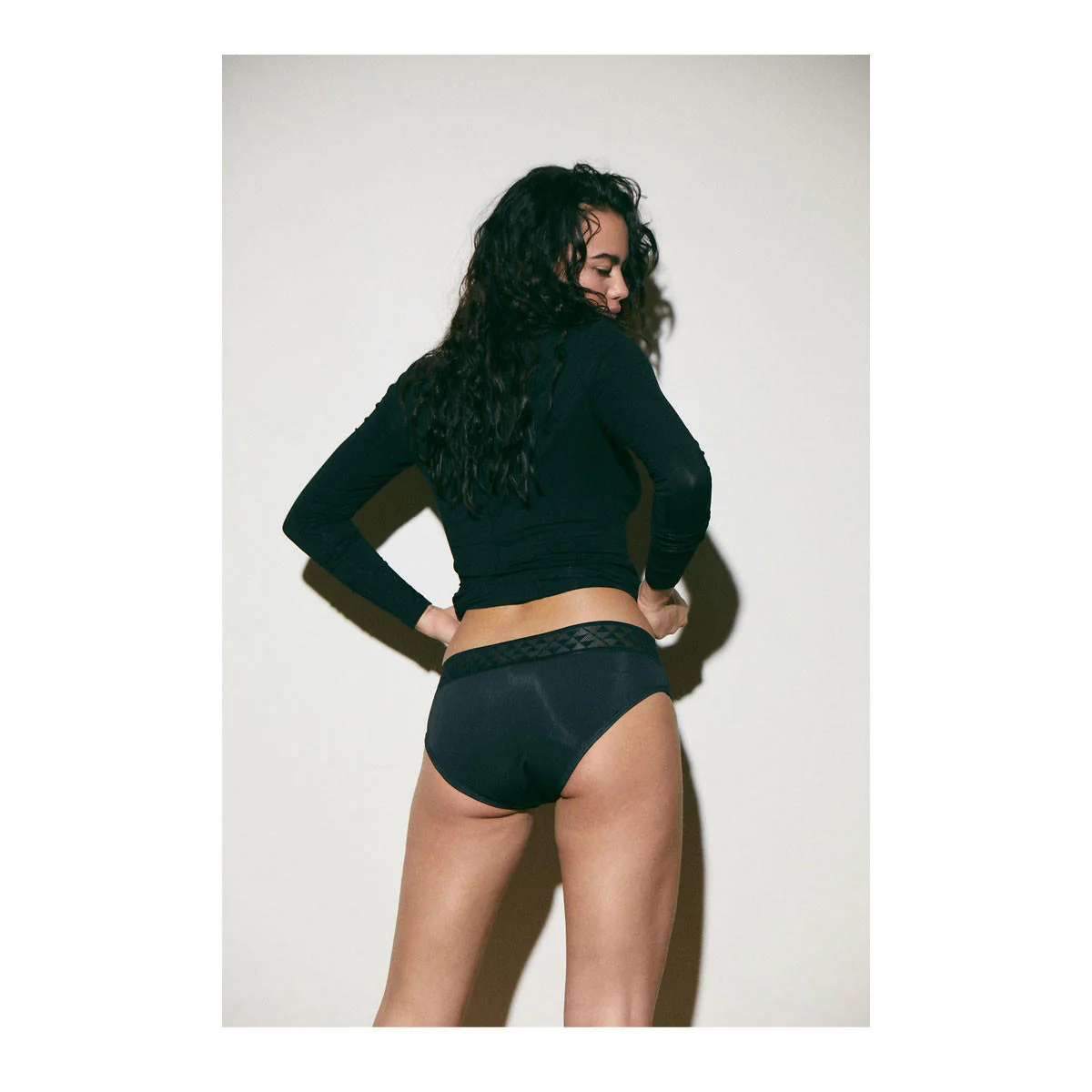 All Day Classic Period Brief (Black) - Image 3