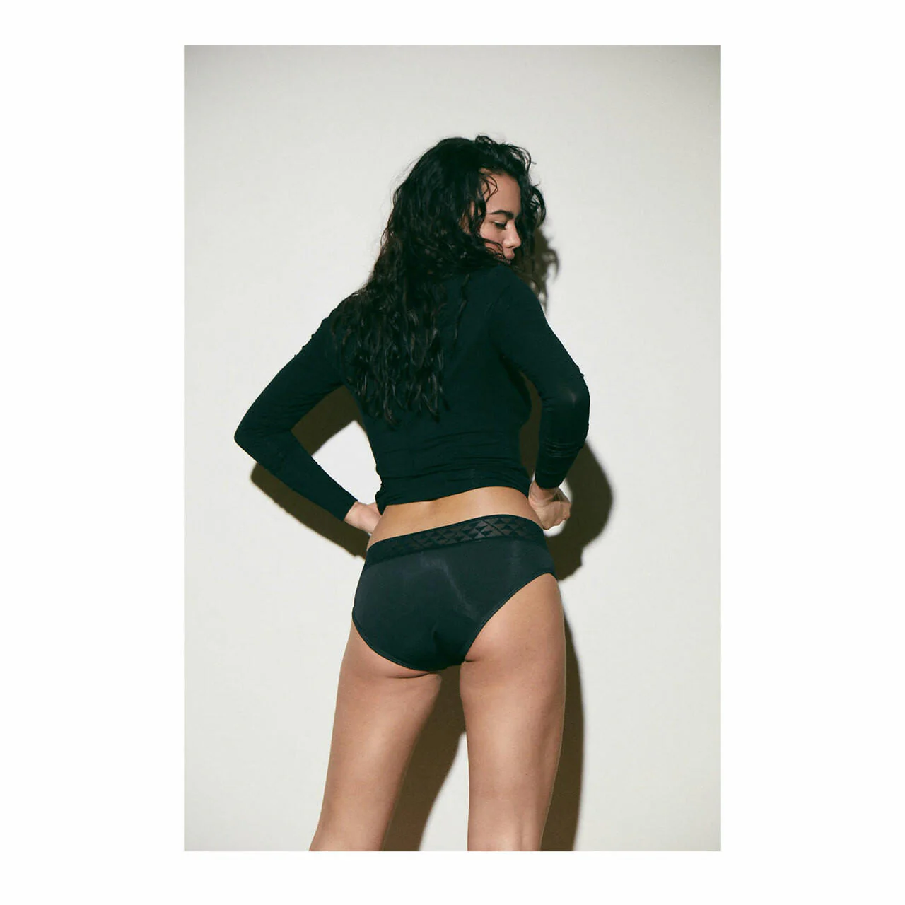 Eva Hipster Period Brief (Black) - Image 3
