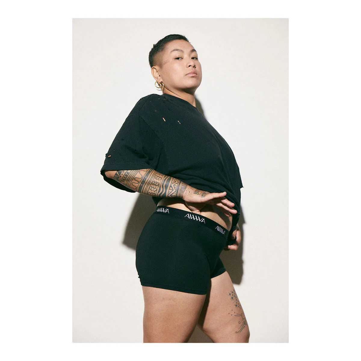 Period Boxer Brief (Black) - Image 4