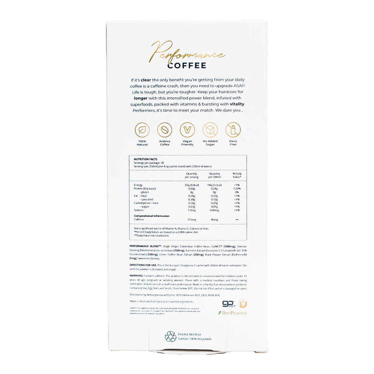 Performance Coffee - The OG - Image 4
