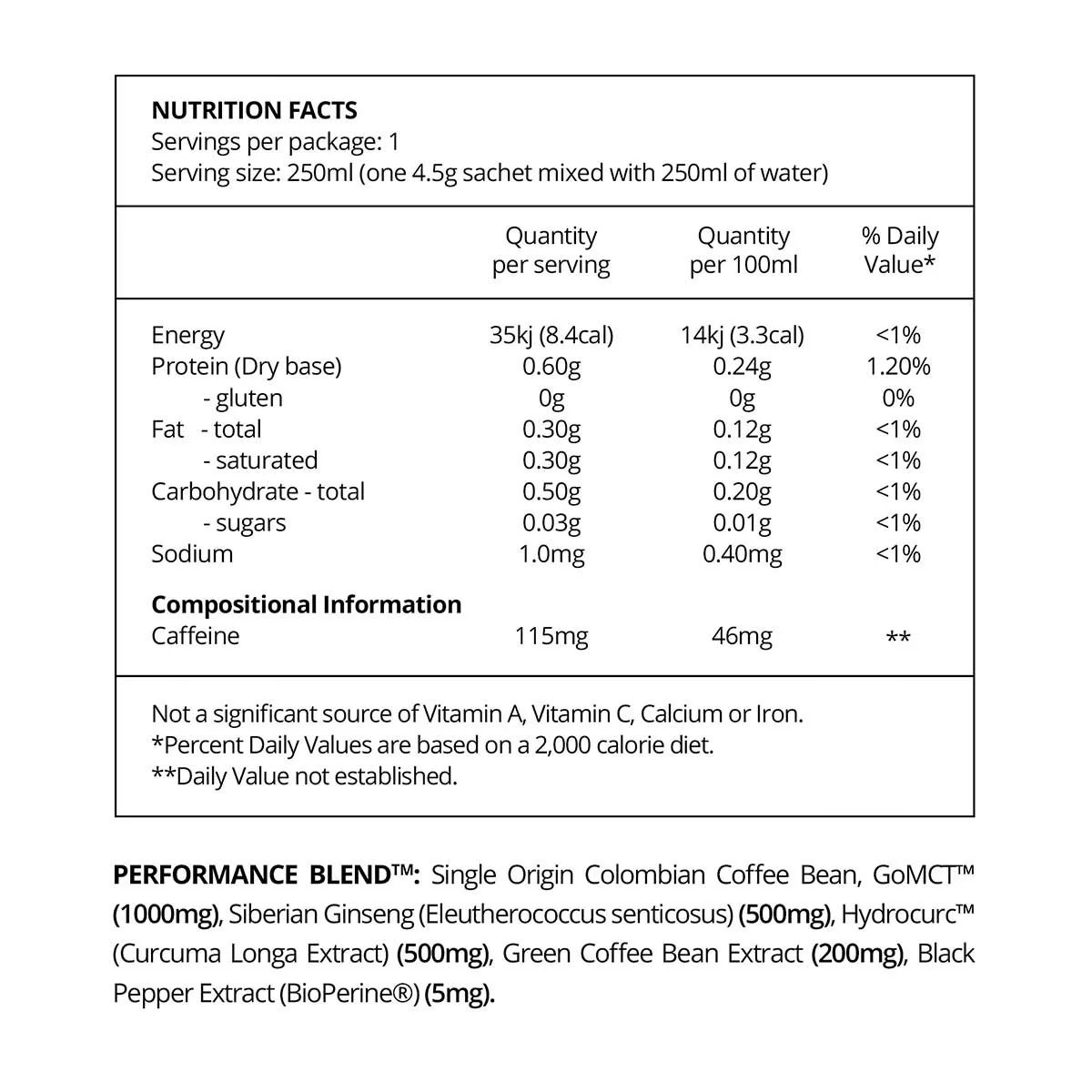 Performance Coffee - Unsweetened - Image 5