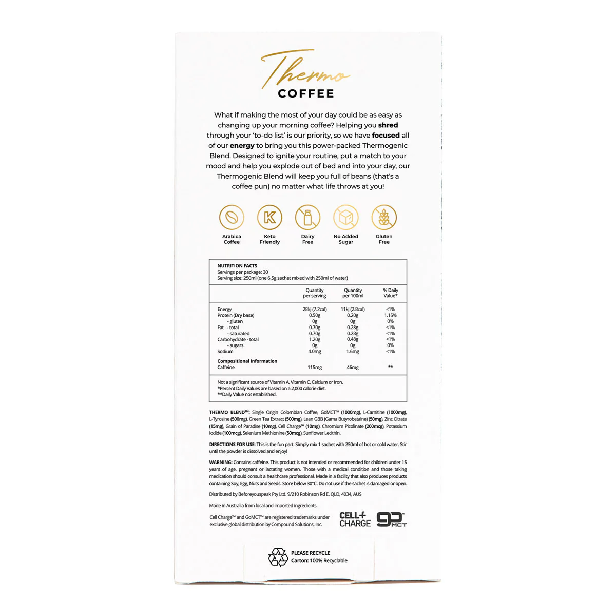 Thermo Coffee - Unsweetened - Image 4