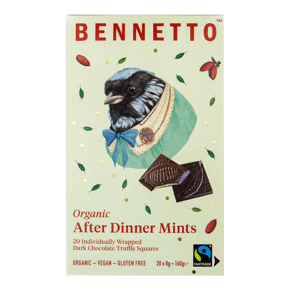 Organic After Dinner Mints Truffle Squares