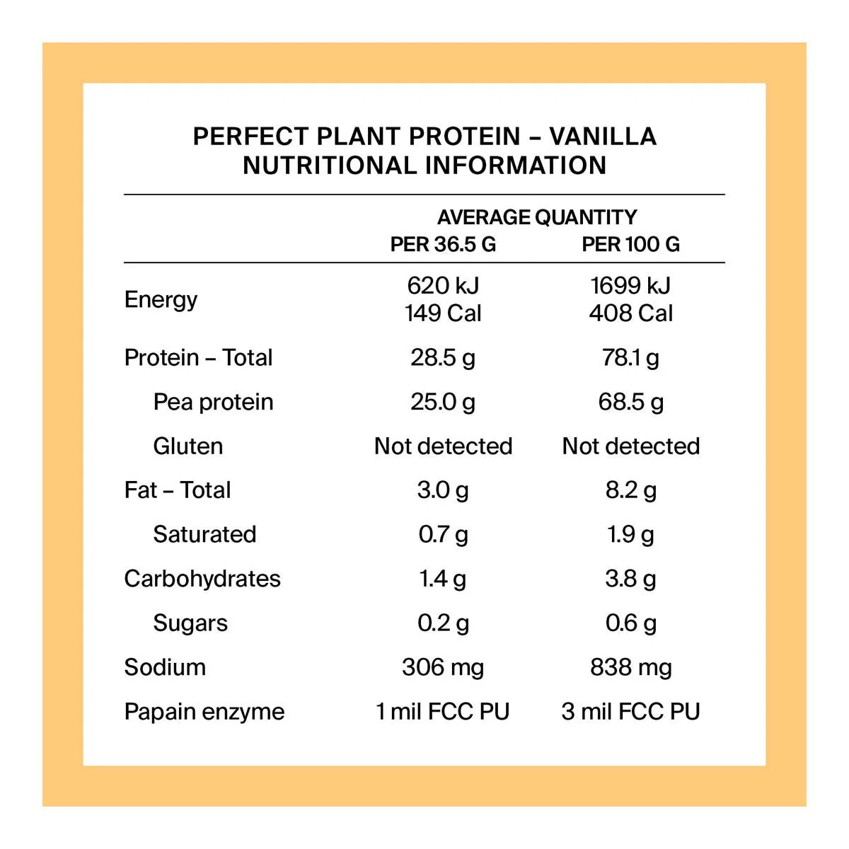 Perfect Protein - Vanilla - Image 2
