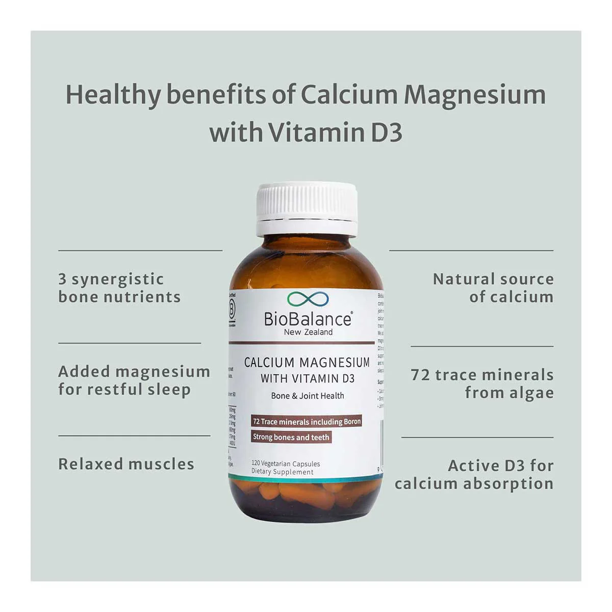Calcium Magnesium with Vitamin D3 - Image 3