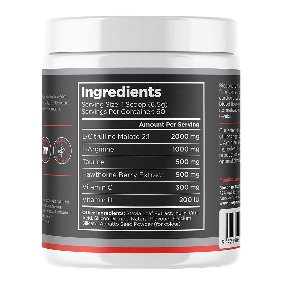 Nitric Oxide - Citrulline & Arginine - Image 2