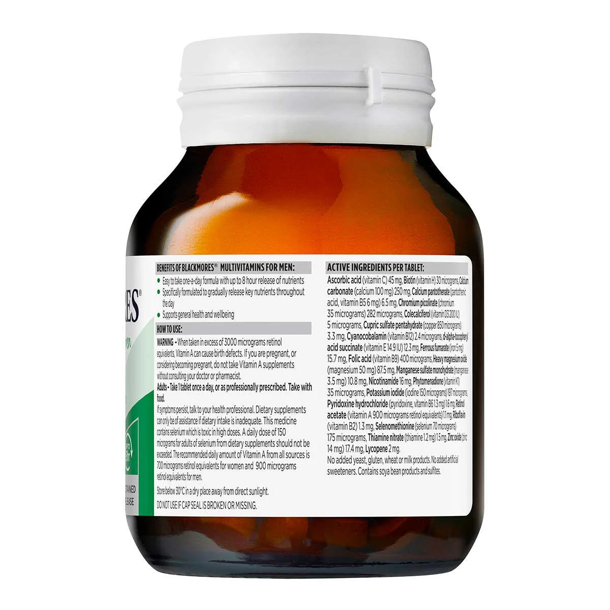 Multivitamins for Men Sustained Release Technology - Image 2