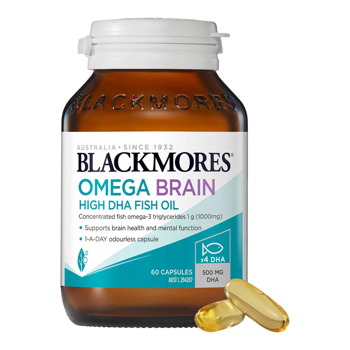 Omega Brain High DHA Fish Oil - Image 2