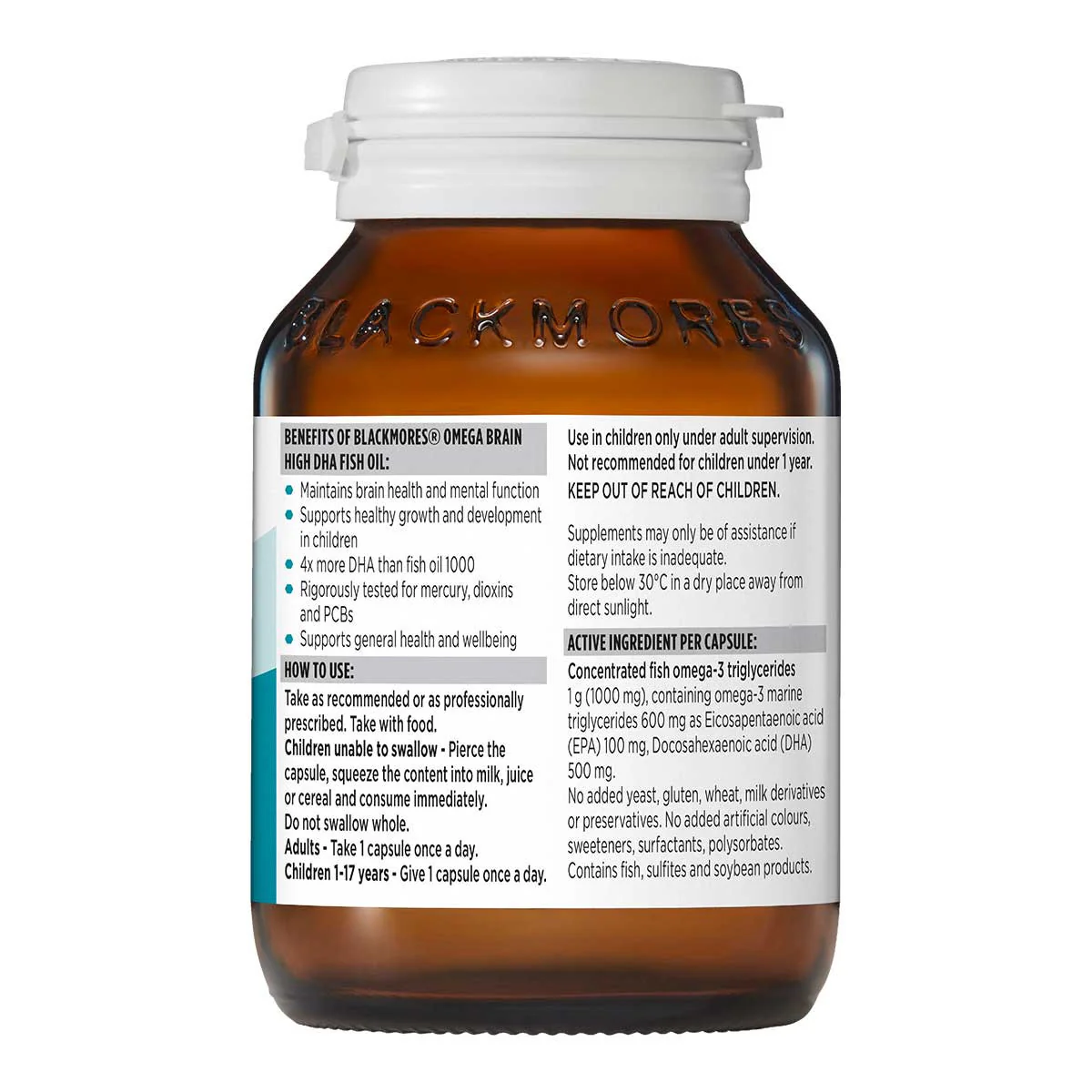 Omega Brain High DHA Fish Oil - Image 3