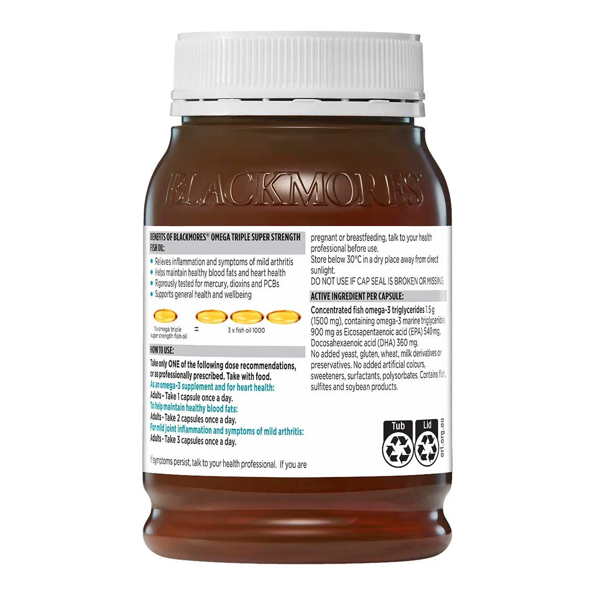 Omega Triple Concentrated Fish Oil - Image 2