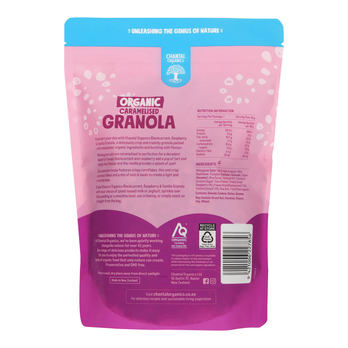 Blackcurrant, Raspberry & Vanilla Granola - Image 2