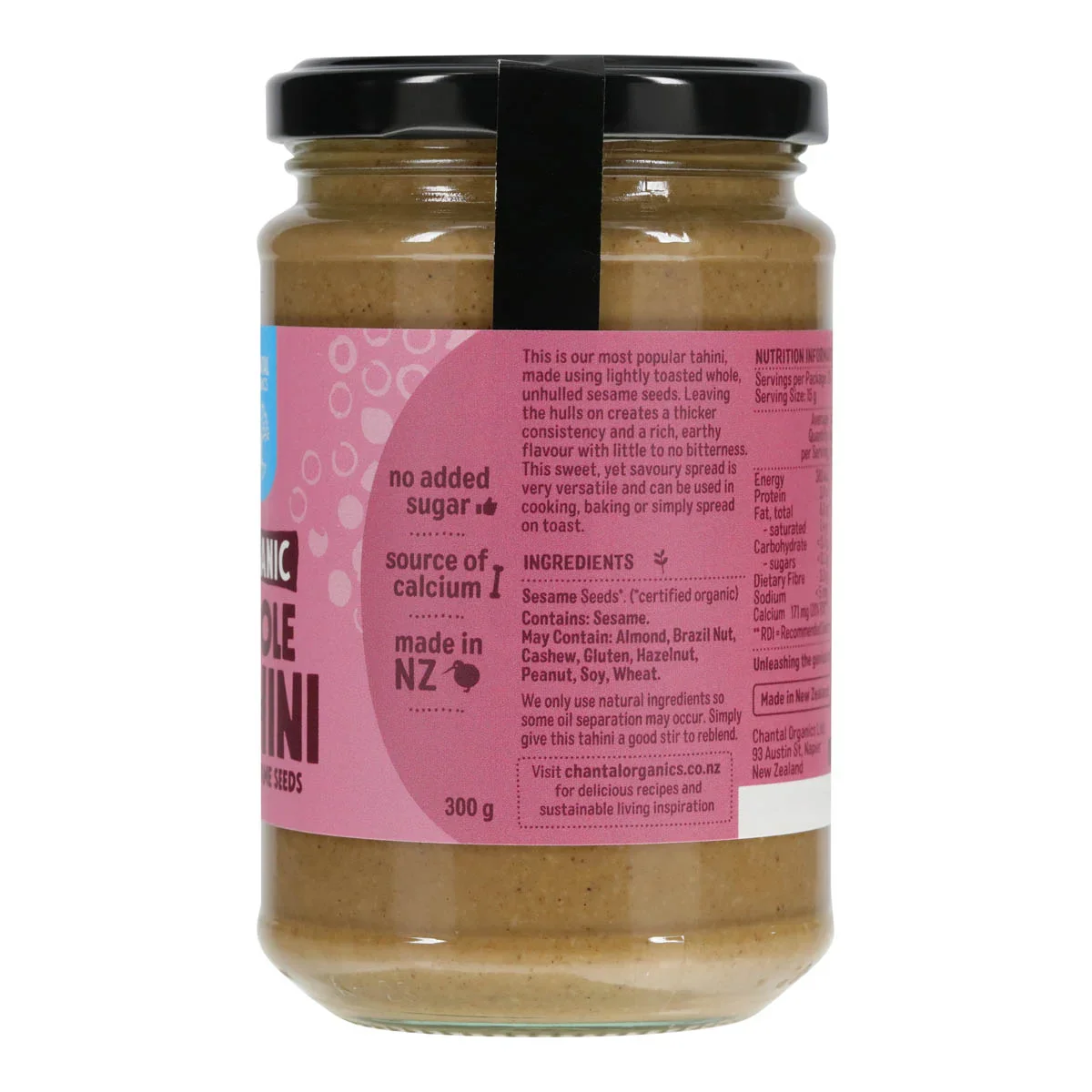 Organic Tahini Whole Sesame Seeds - Image 2