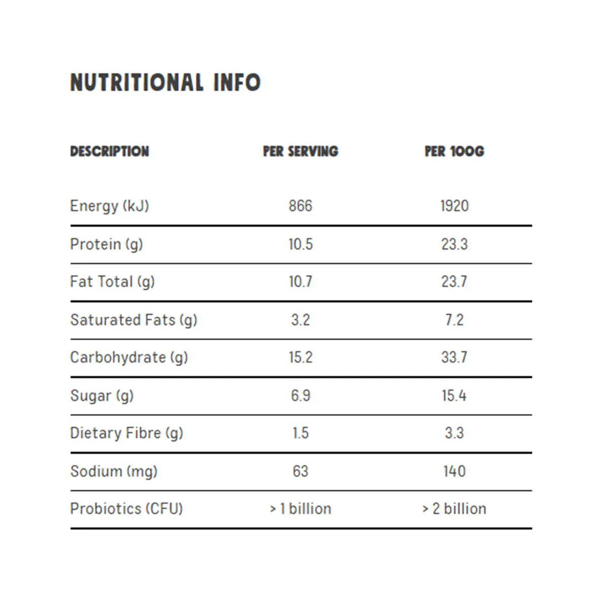 Probiotic Protein Bar Orange Cacao - Image 2