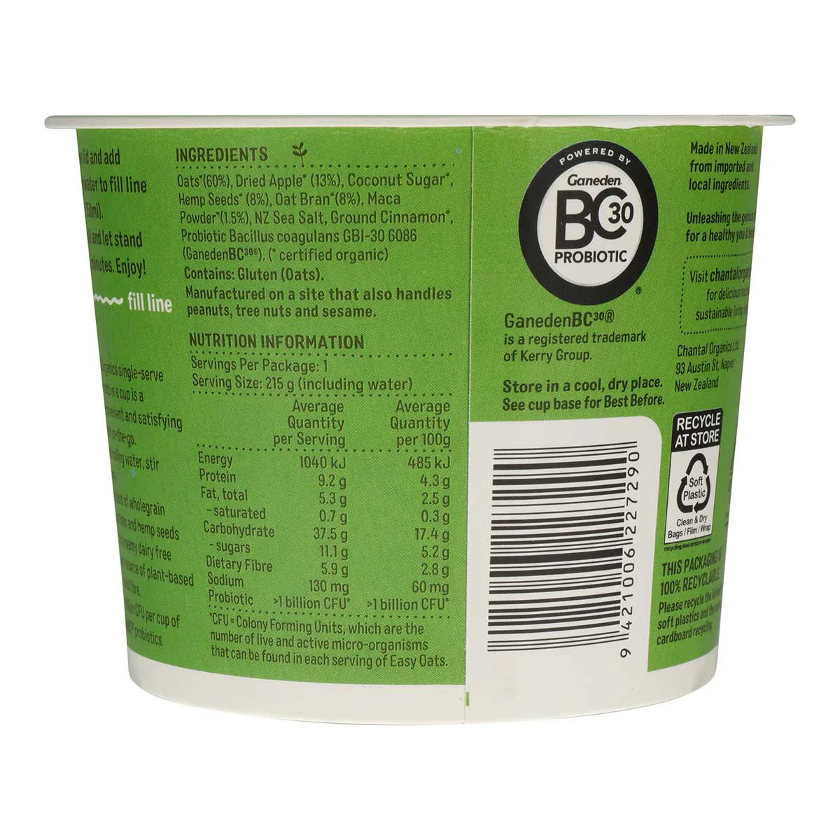 Probiotic Spiced Apple & Maca Easy Oats - Image 2