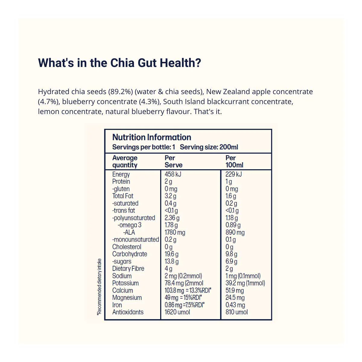Chia Gut Health - Blueberry Superfood - Image 3