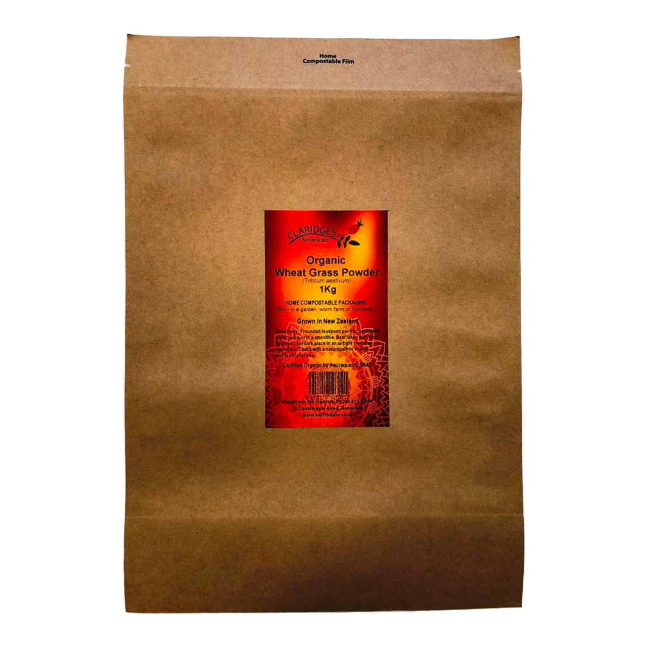 Wheat Grass Powder - Certified Organic - Image 3