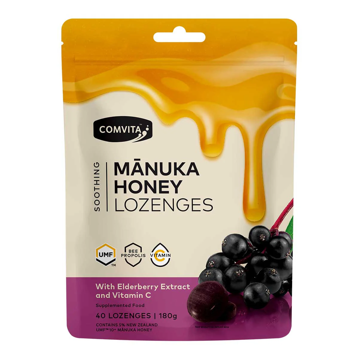 Manuka Honey Lozenges - Elderberry - Image 2