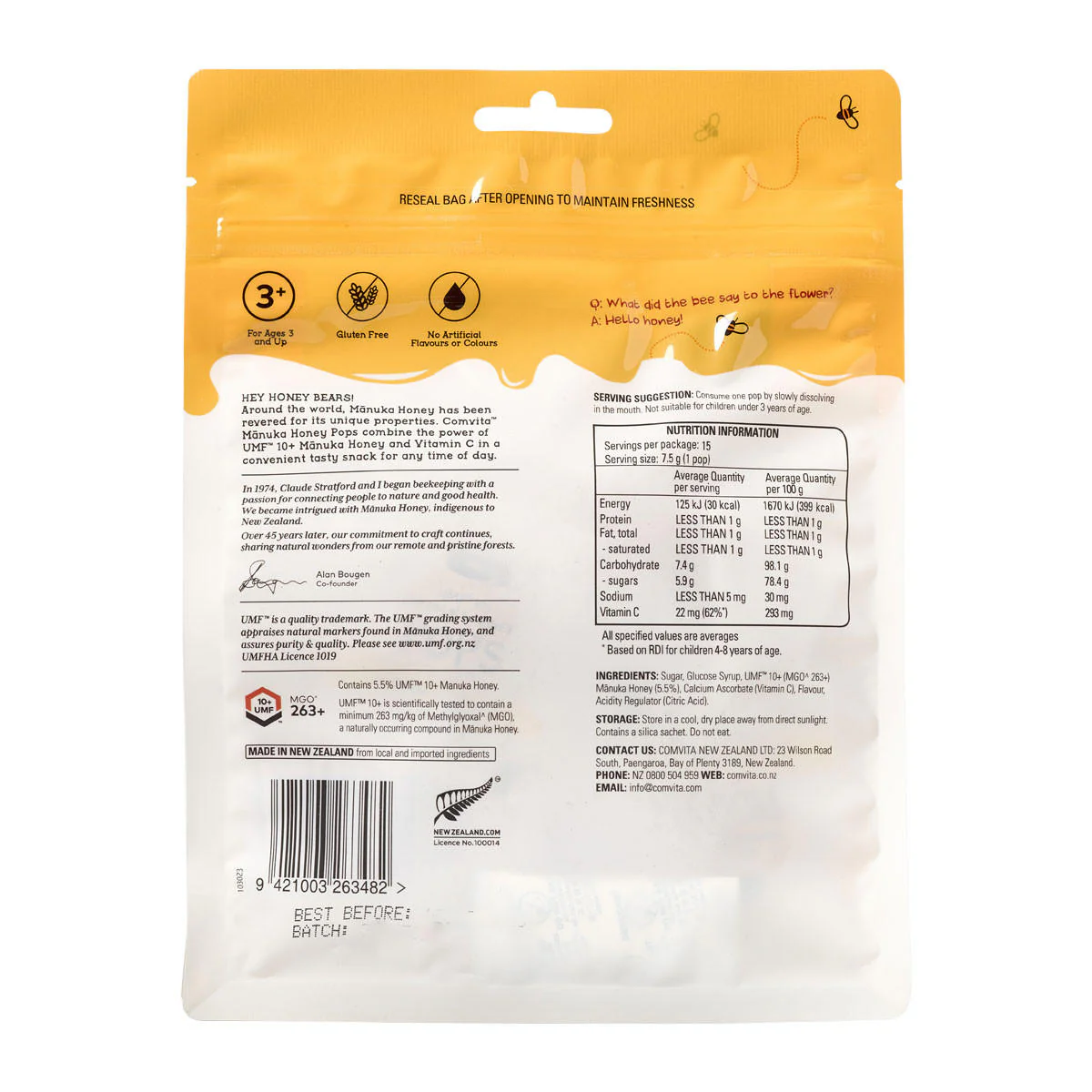 Manuka Honey Soothing Pops Variety Pack - Image 2