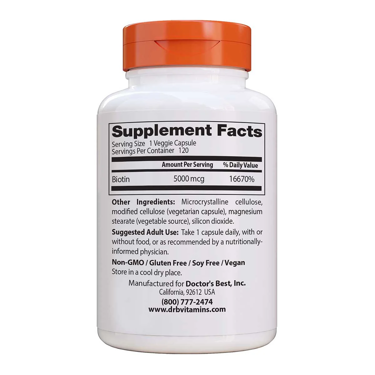 Biotin 5,000mcg - Image 3