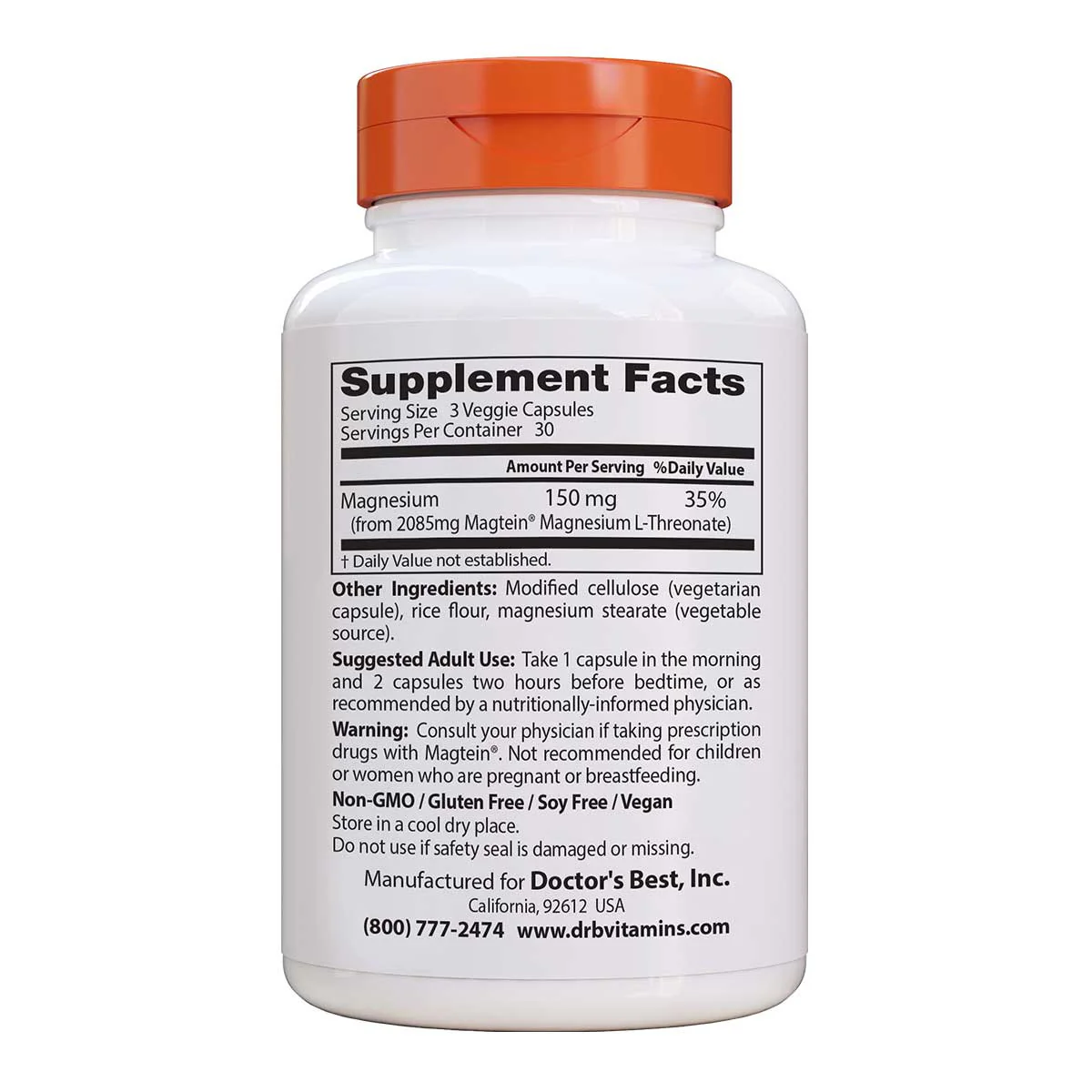 Brain Magnesium with Magtein (50mg) - Image 2