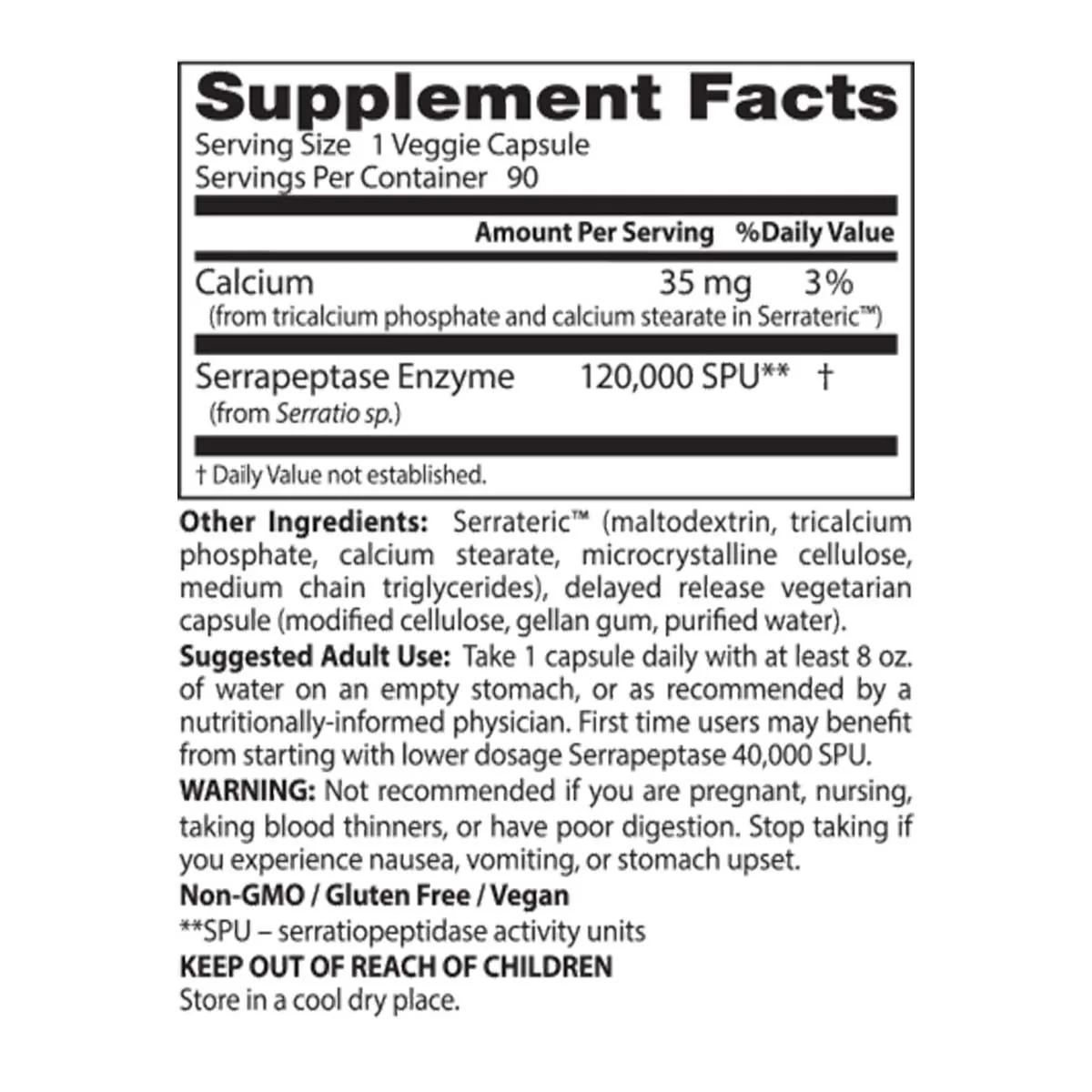 High Potency Serrapeptase - Image 2