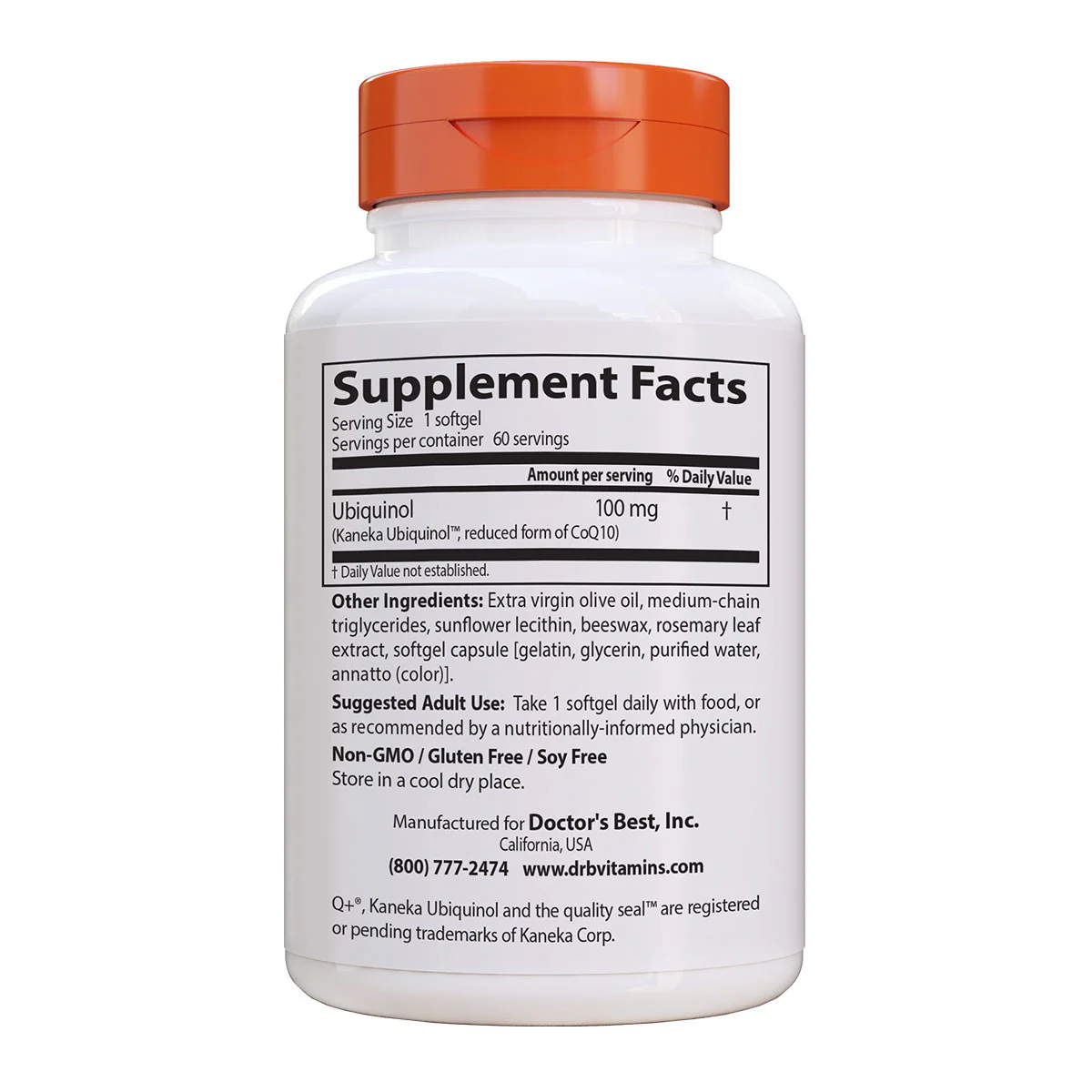 Ubiquinol featuring Kaneka QH 100mg - Image 3