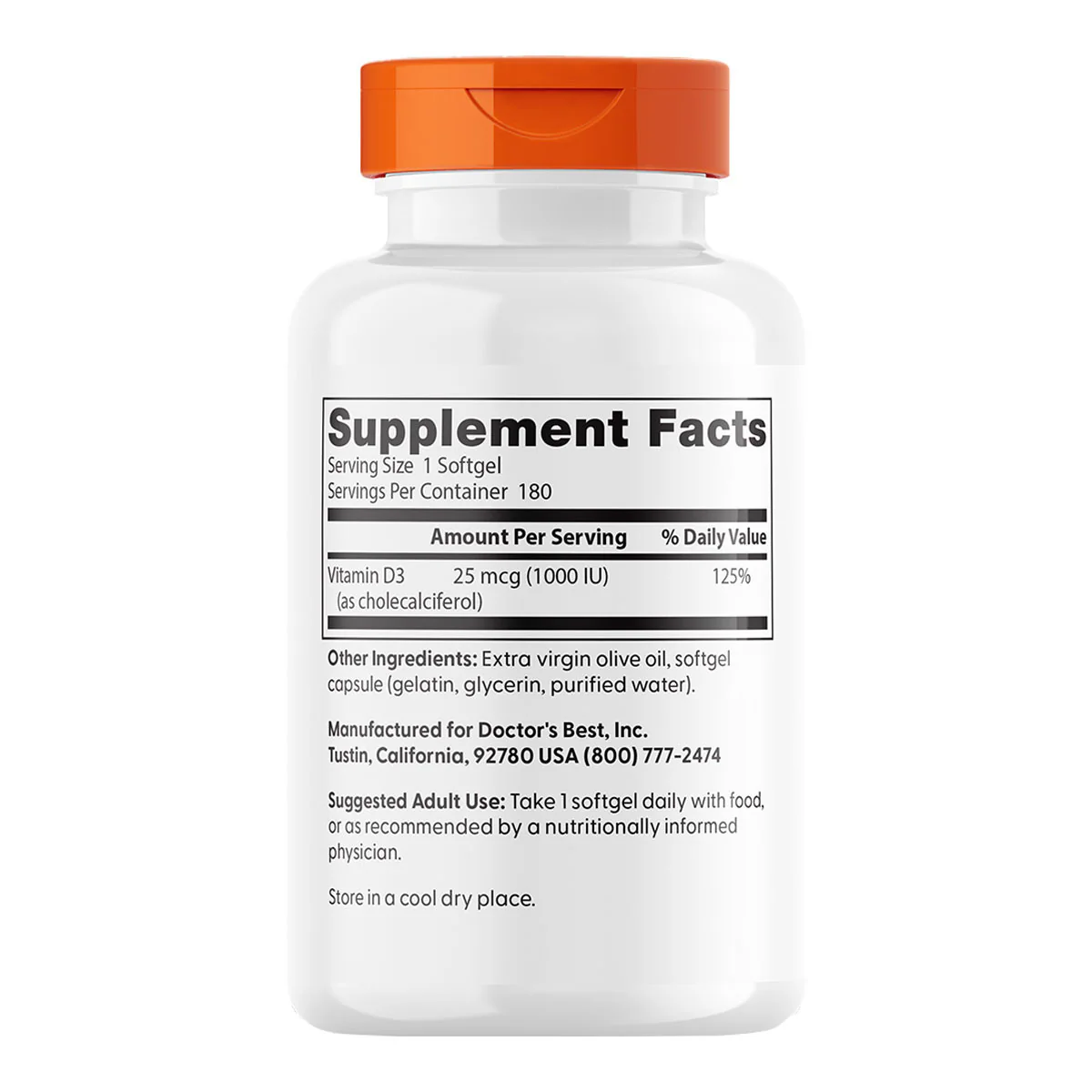Vitamin D3 1000IU - Image 2