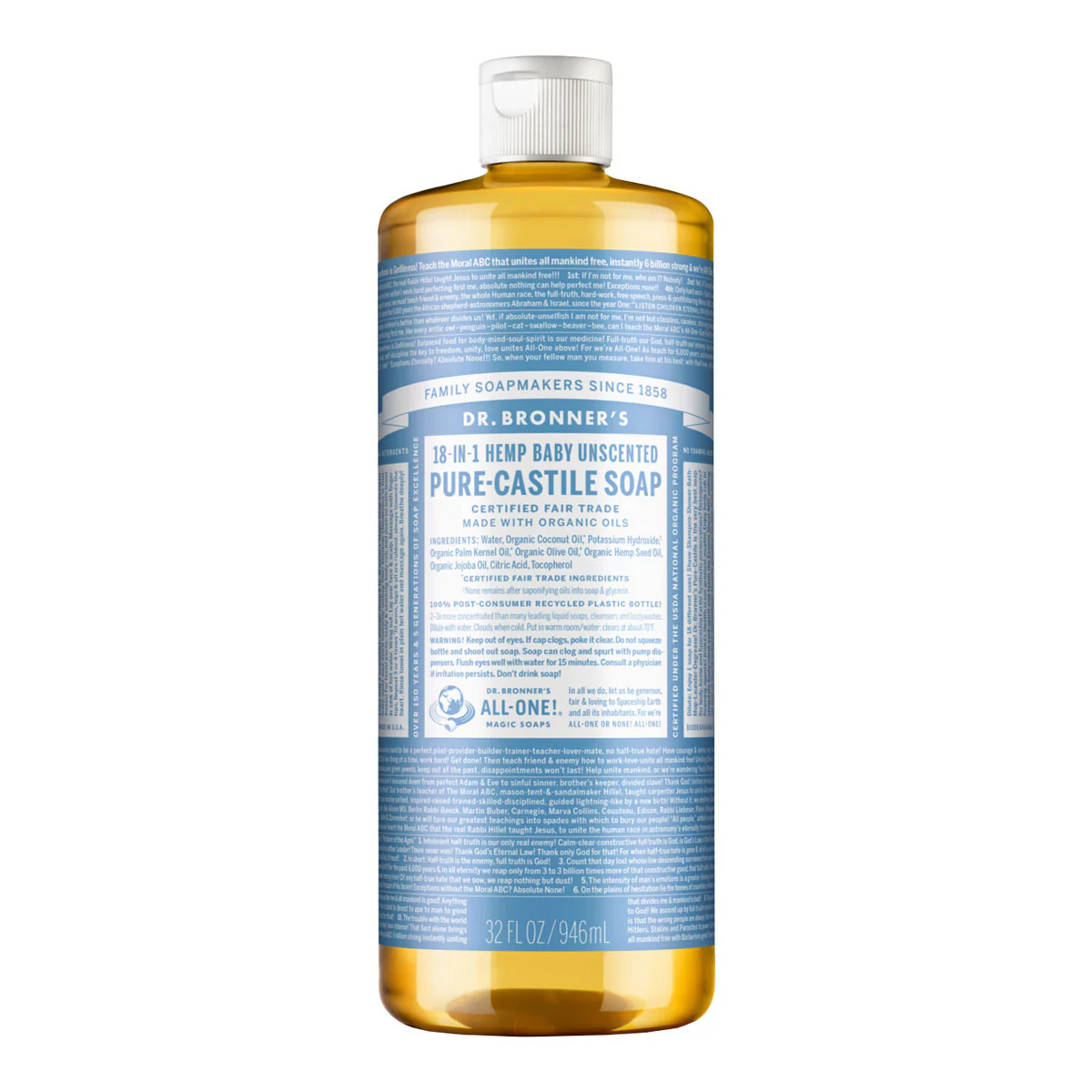 18-In-1 Pure-Castile Magic Soap - Baby Unscented - Image 2