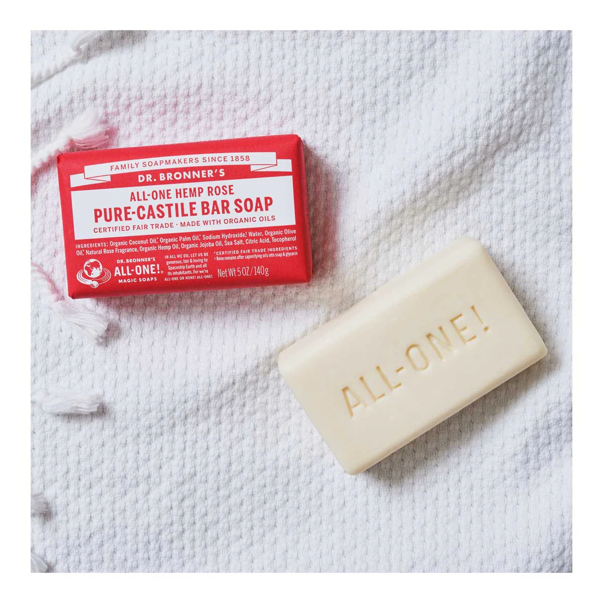 Pure-Castile Magic Bar Soap - Rose - Image 2