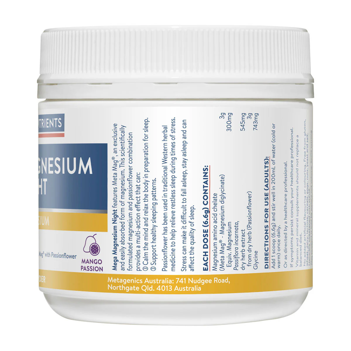 Mega Magnesium Night Mango Passion - Image 2