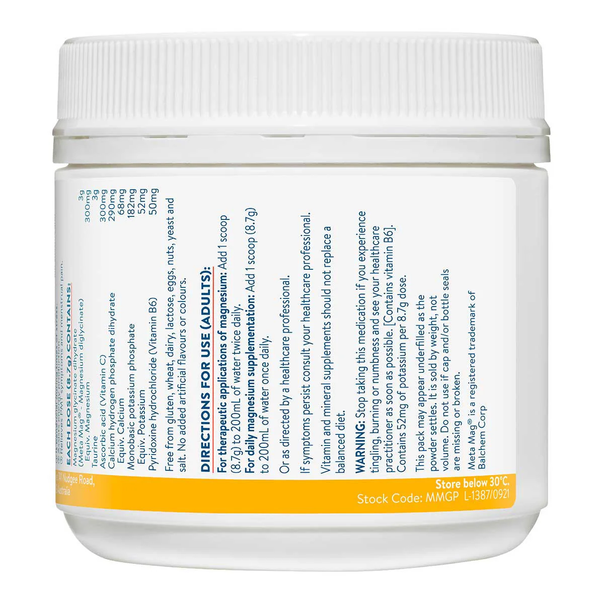 Mega Magnesium Powder Raspberry - Image 2