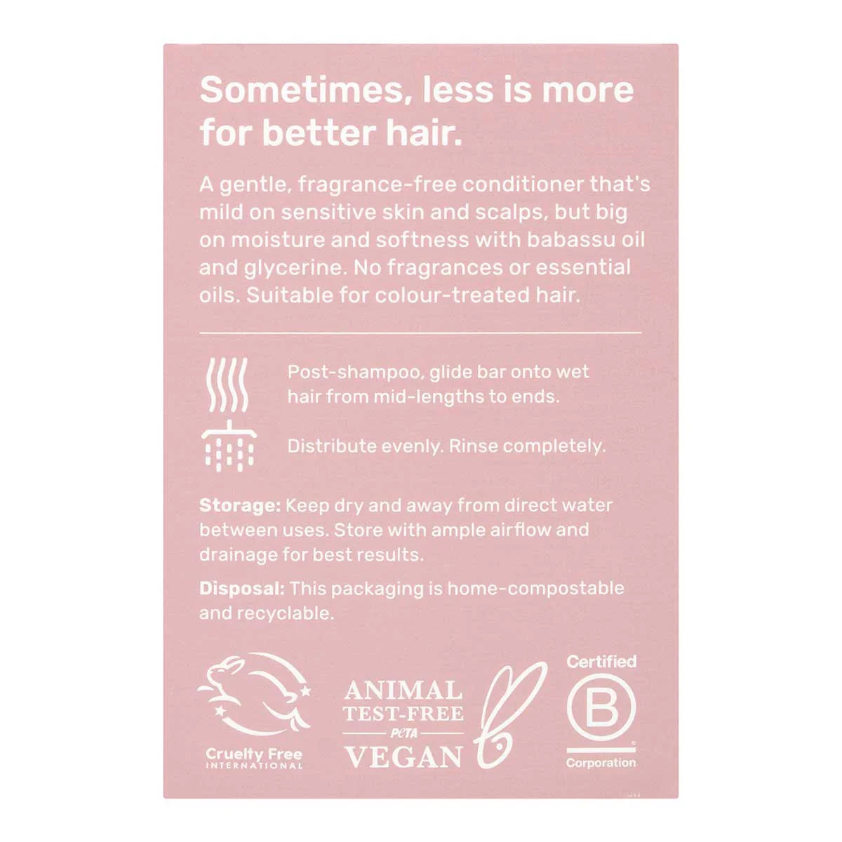 Gentle Solid Conditioner Fragrance-Free - Image 5