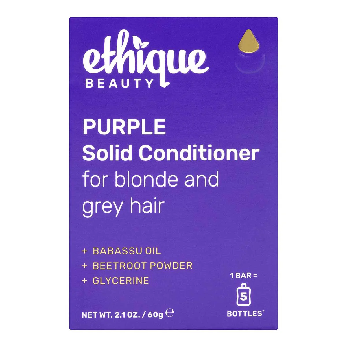 Purple Solid Conditioner for Blonde & Grey Hair - Image 2
