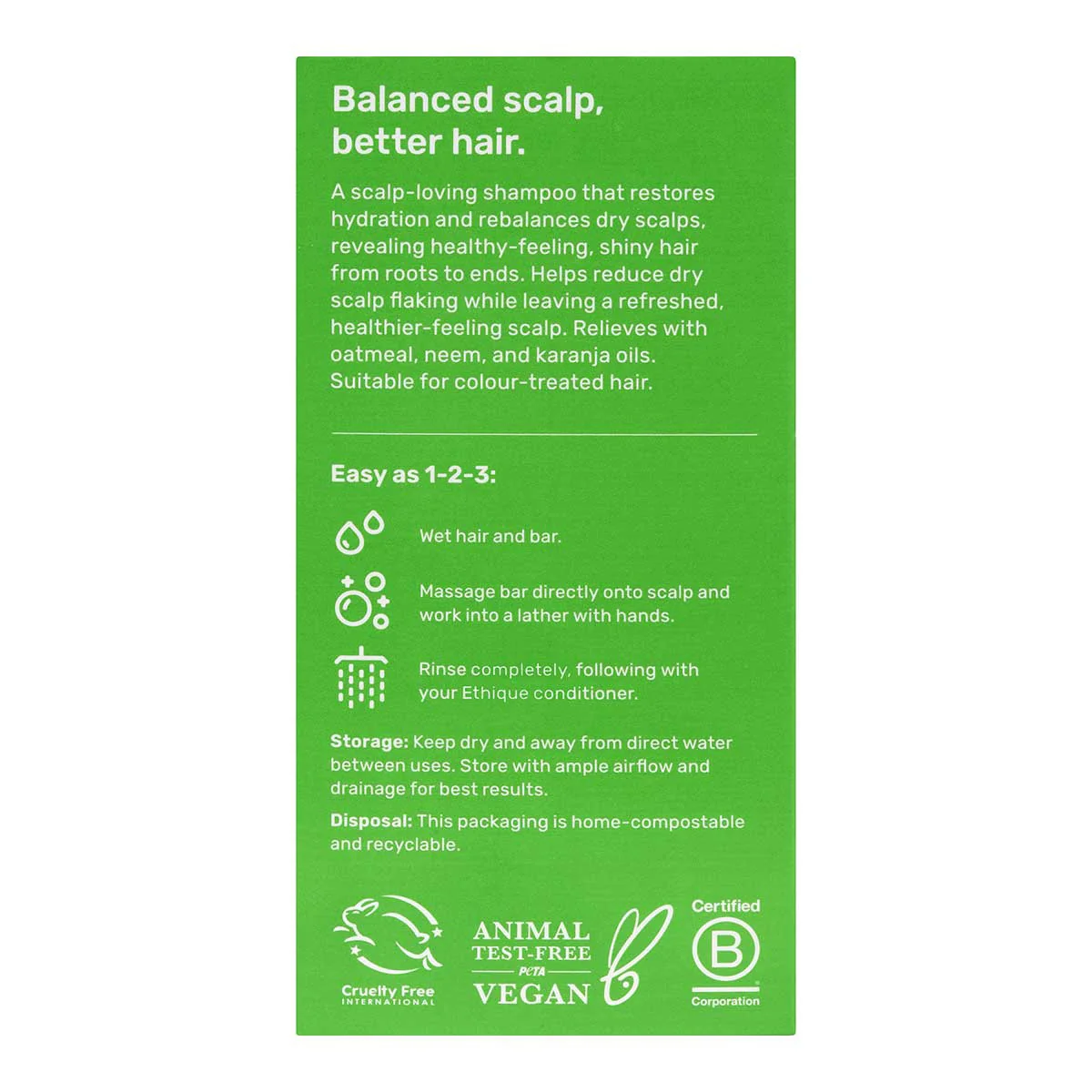 Scalp Health Solid Shampoo for Dry, Flaky Scalps - Image 5