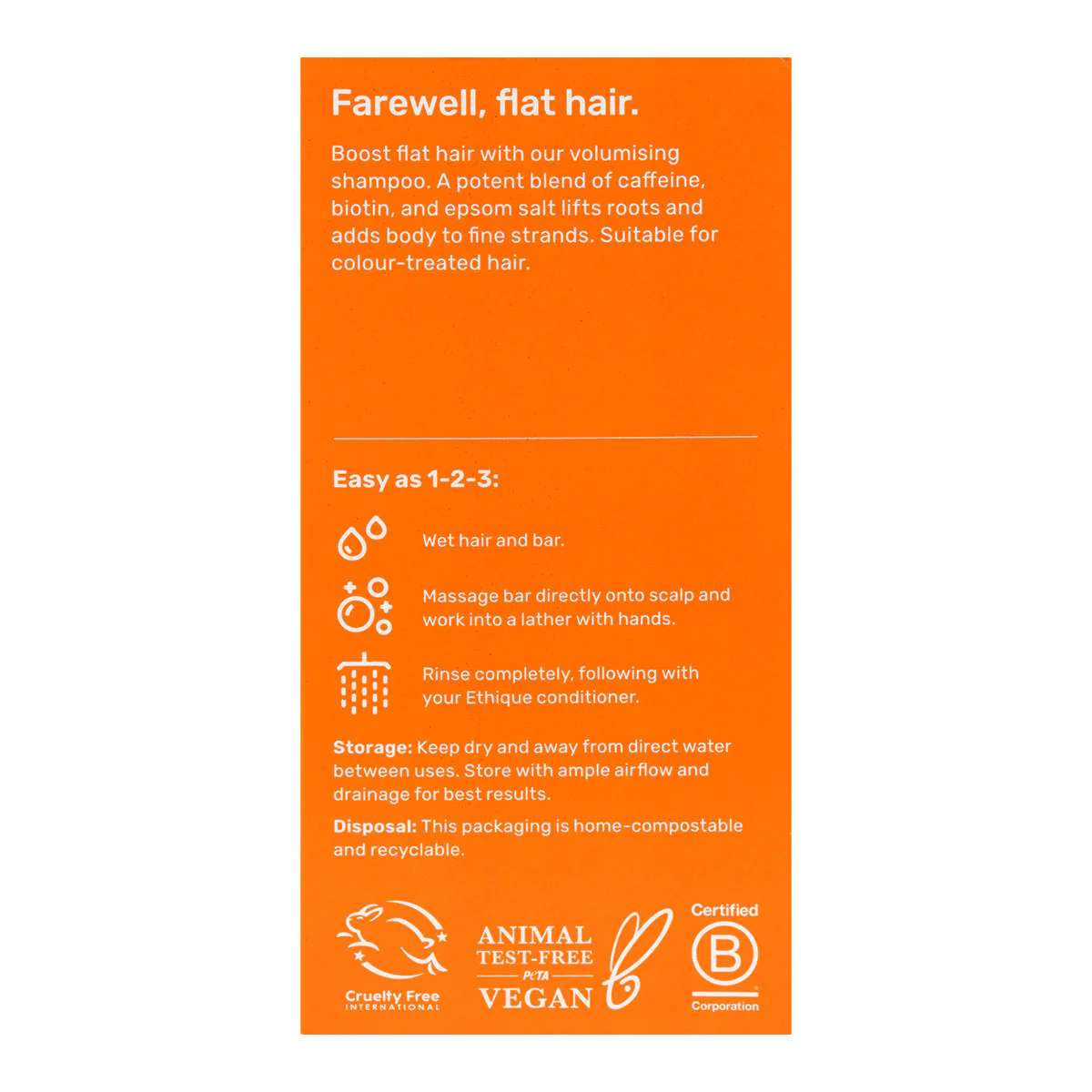 Volumising Solid Shampoo for Fine, Flat Hair - Image 4