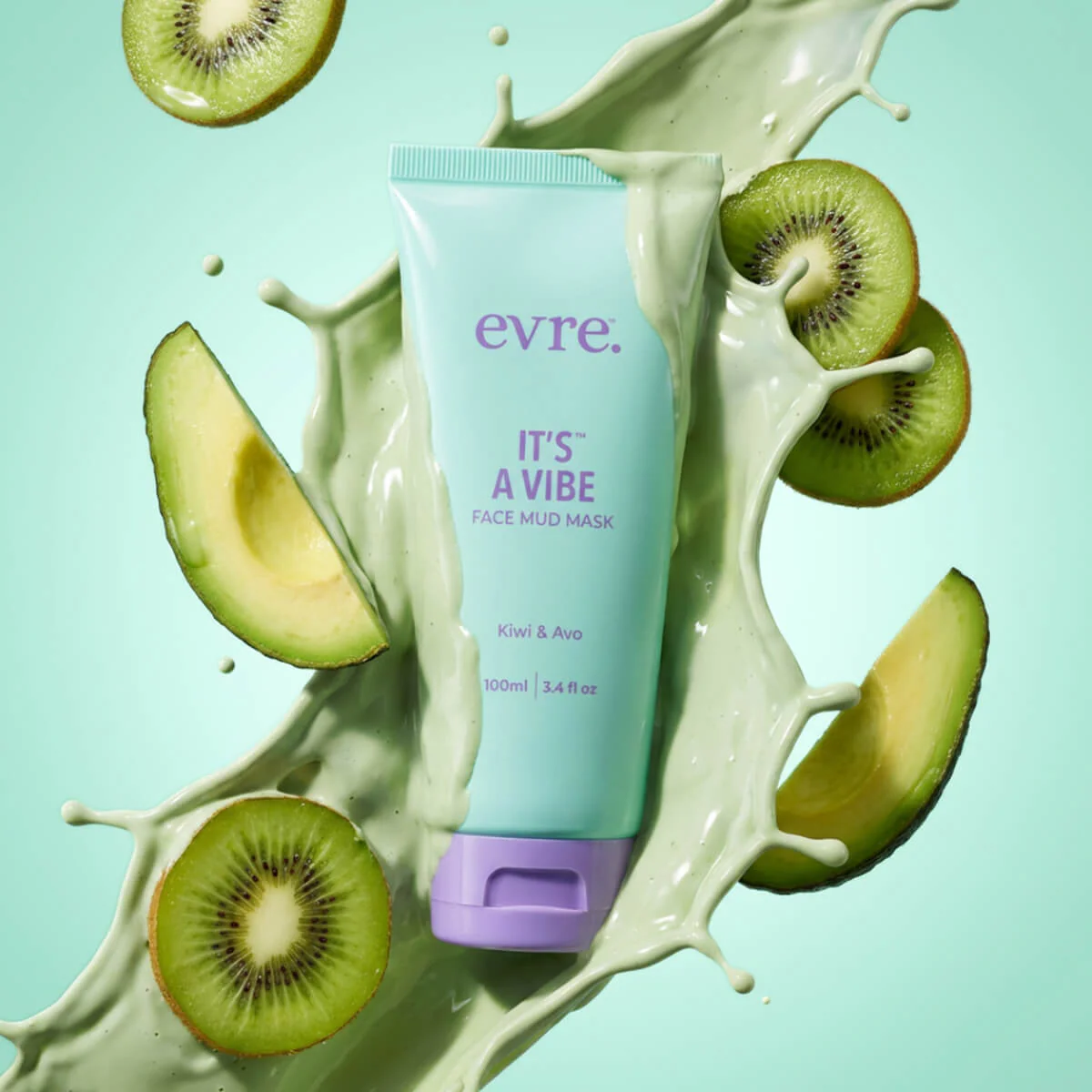 It's A Vibe Kiwi & Avo Face Mud Mask - Image 4