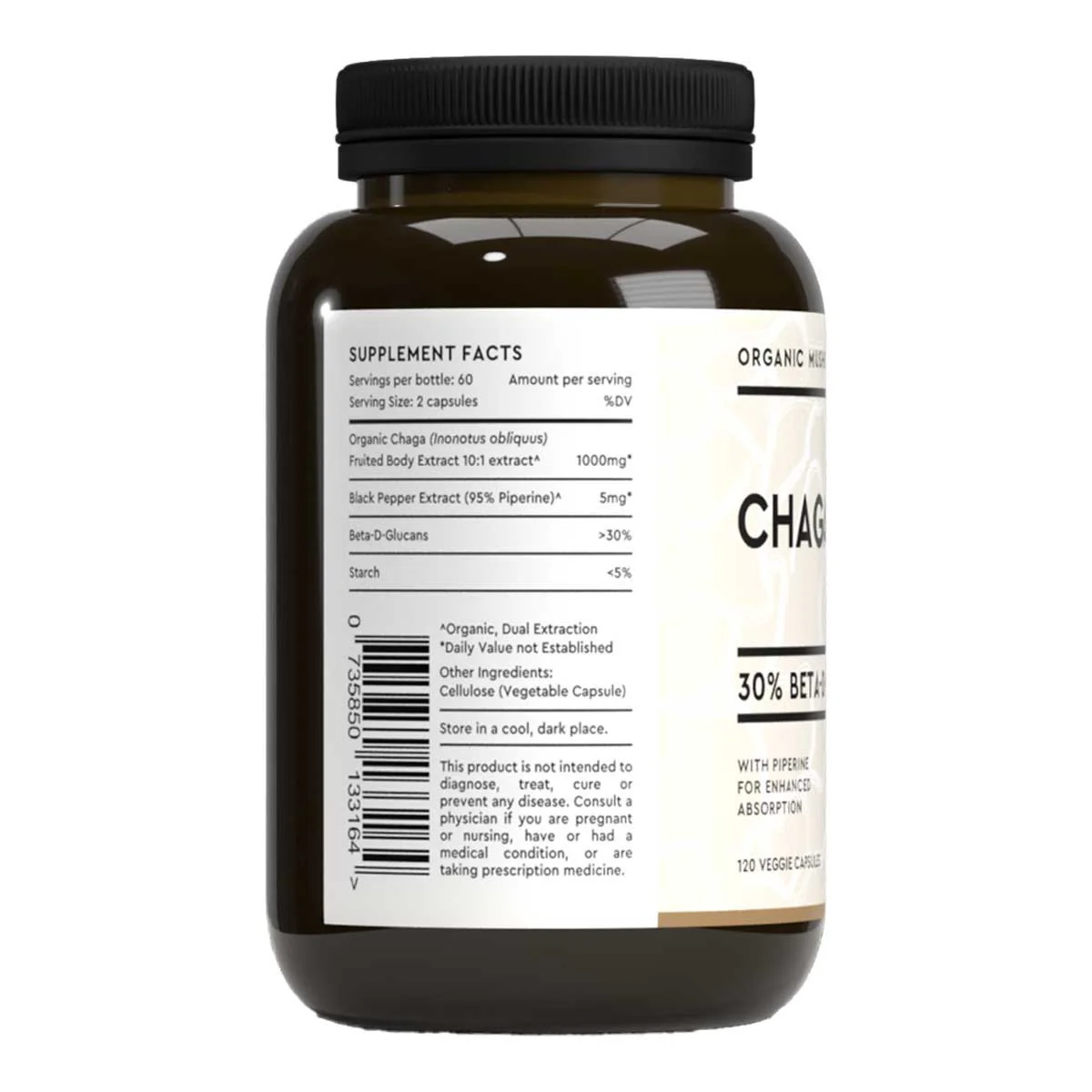 Chaga Organic Mushroom Extract - Image 2