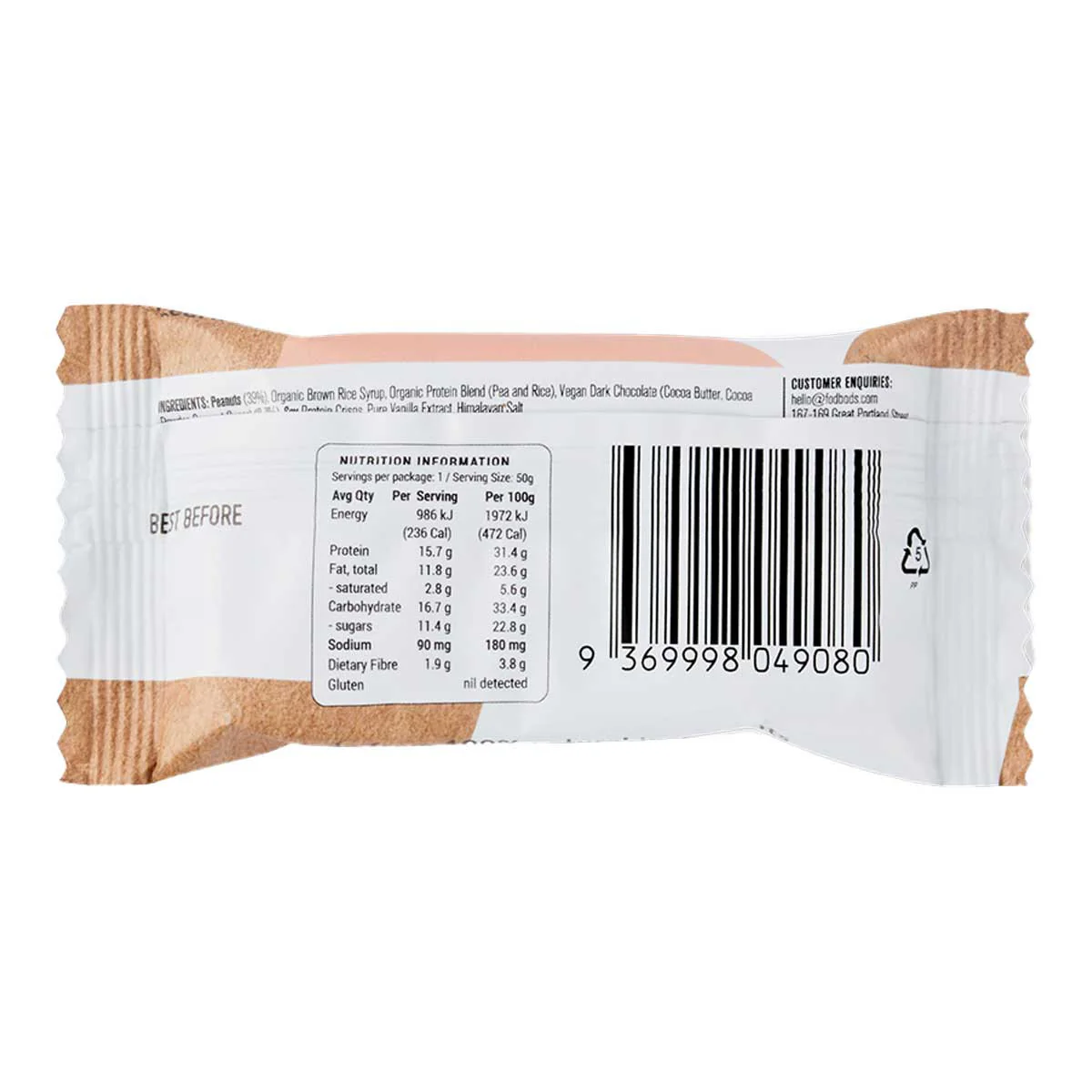 Peanut Choc Chunk Protein Bar - Image 2