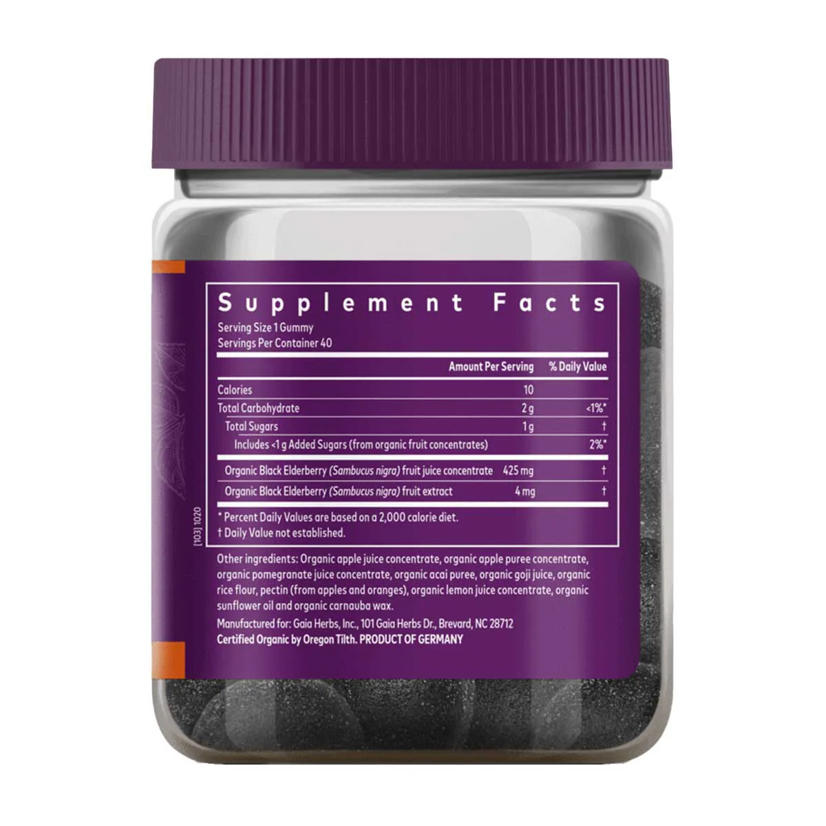 Black Elderberry Kids Daily Gummies - Image 2