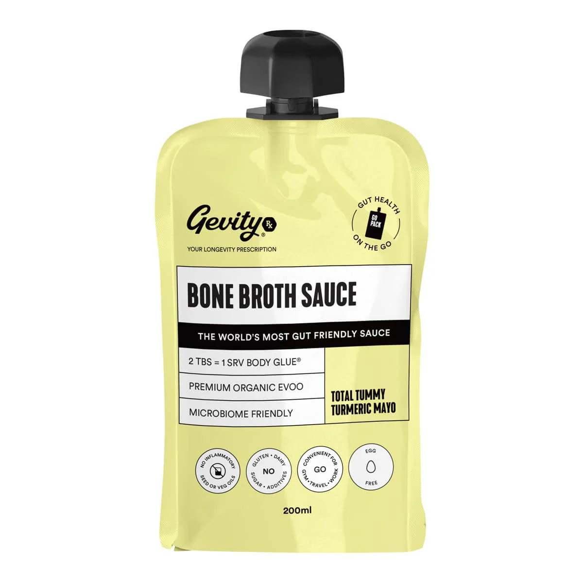 Bone Broth Sauce - Total Tummy Turmeric Mayo - Image 2