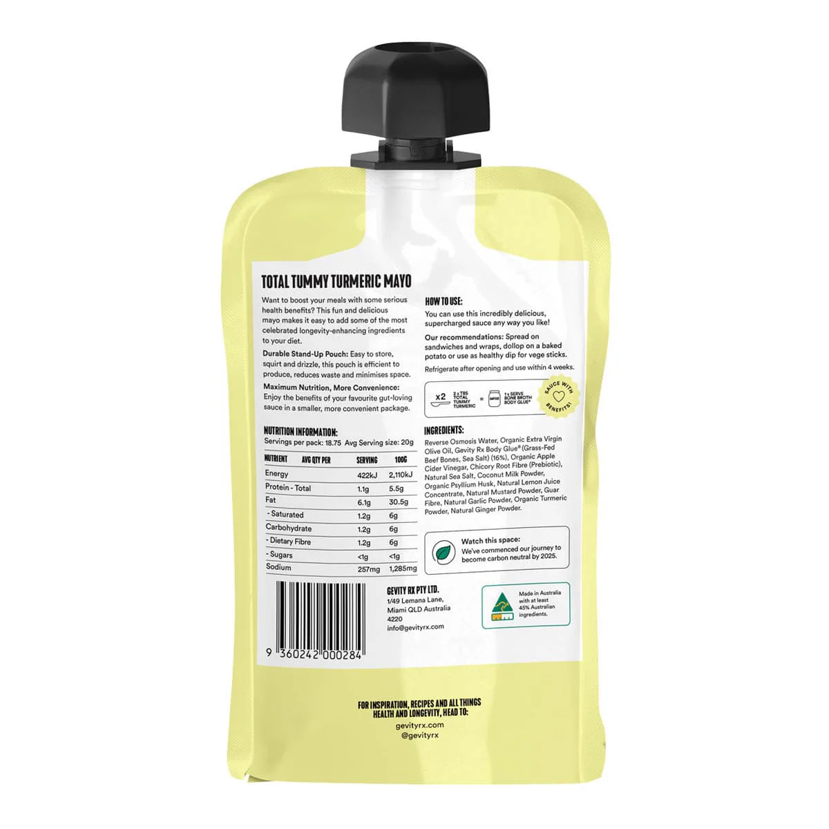 Bone Broth Sauce - Total Tummy Turmeric Mayo - Image 3
