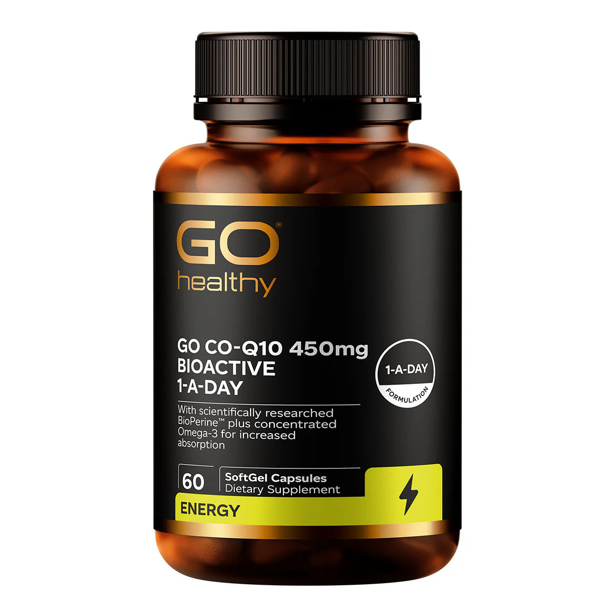 Go Co-Q10 450mg BioActive 1-A-Day - Image 2