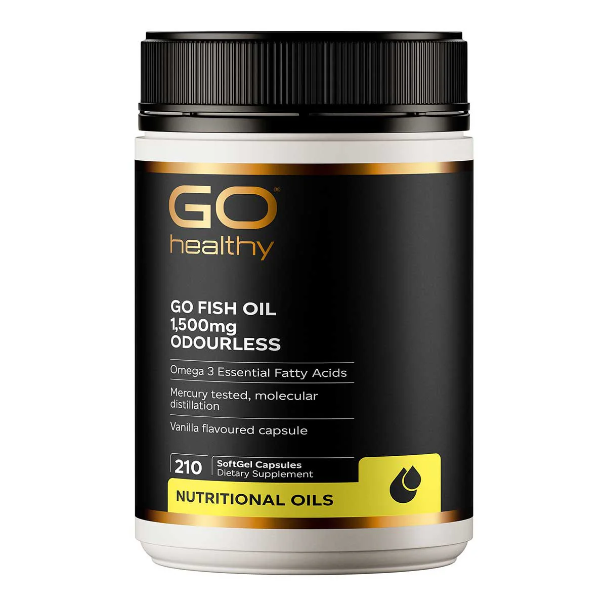 Go Fish Oil 1,500mg Odourless - Image 2