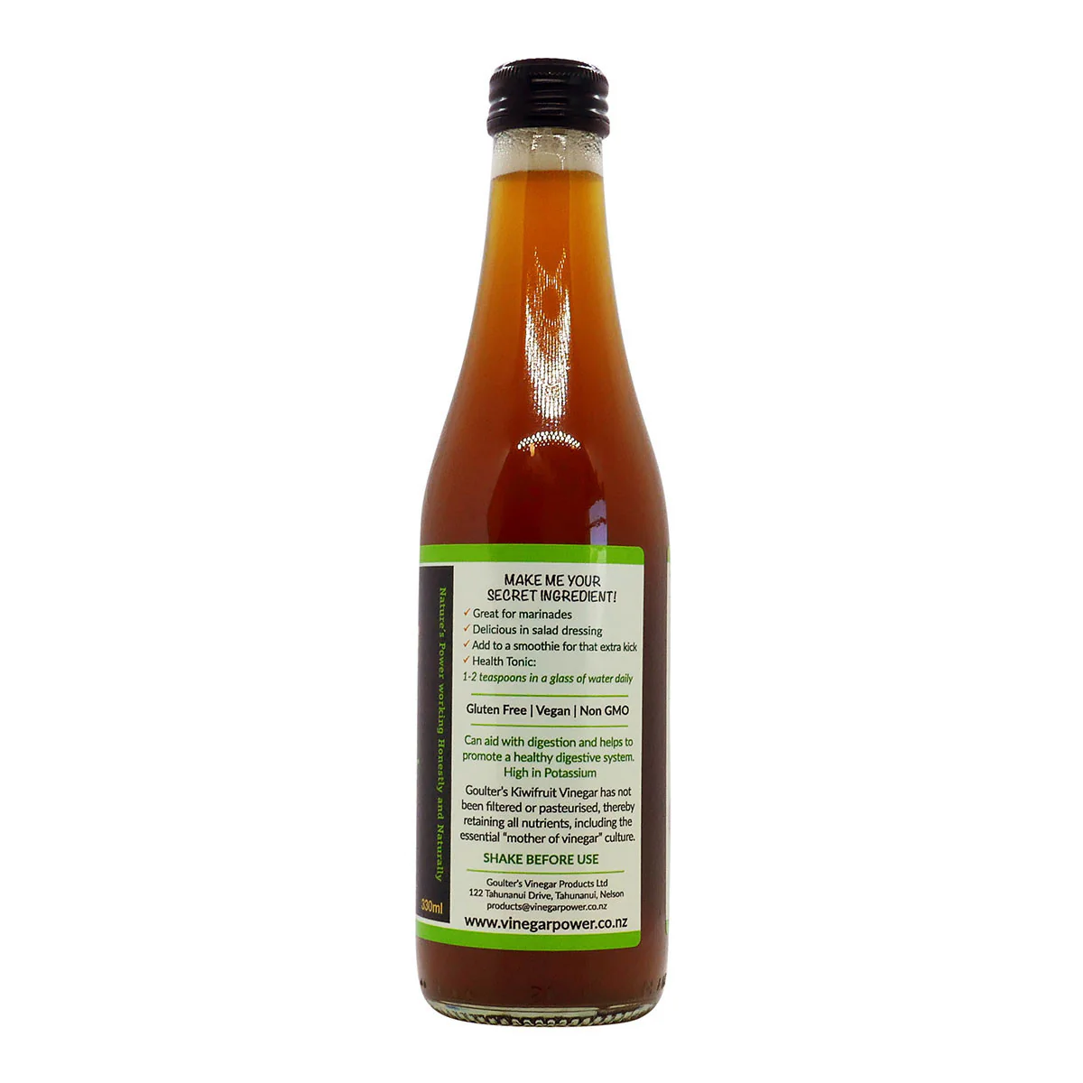 Organic Raw Kiwifruit Vinegar - Image 2